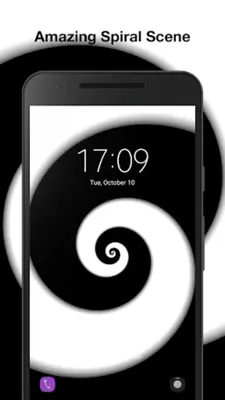 Spiral Hypnotic Live Wallpaper android App screenshot 0