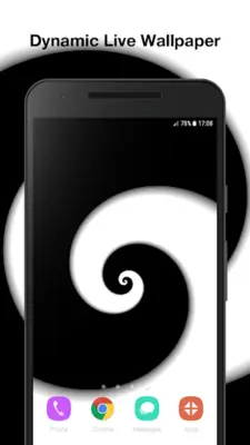 Spiral Hypnotic Live Wallpaper android App screenshot 2